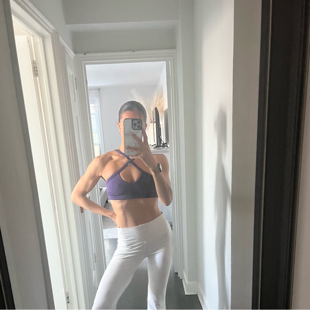 Crop shop boutique cross front bra